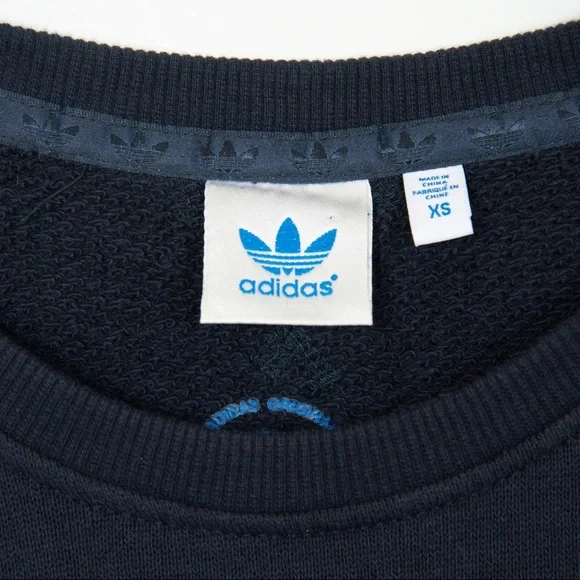 Adidas Drawstring Navy Blue Mini Dress - Picture 2 of 8